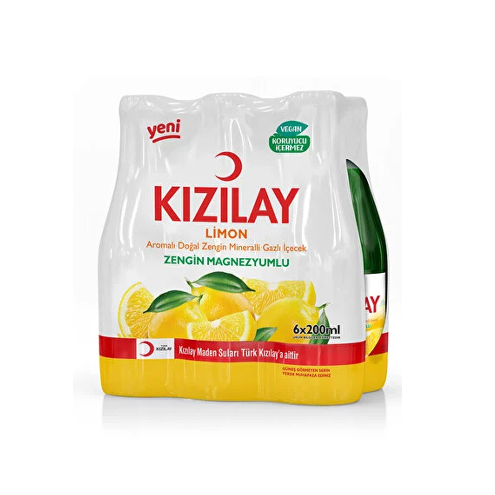 Kızılay Maden Suyu 6'lı Limonlu 200 ml