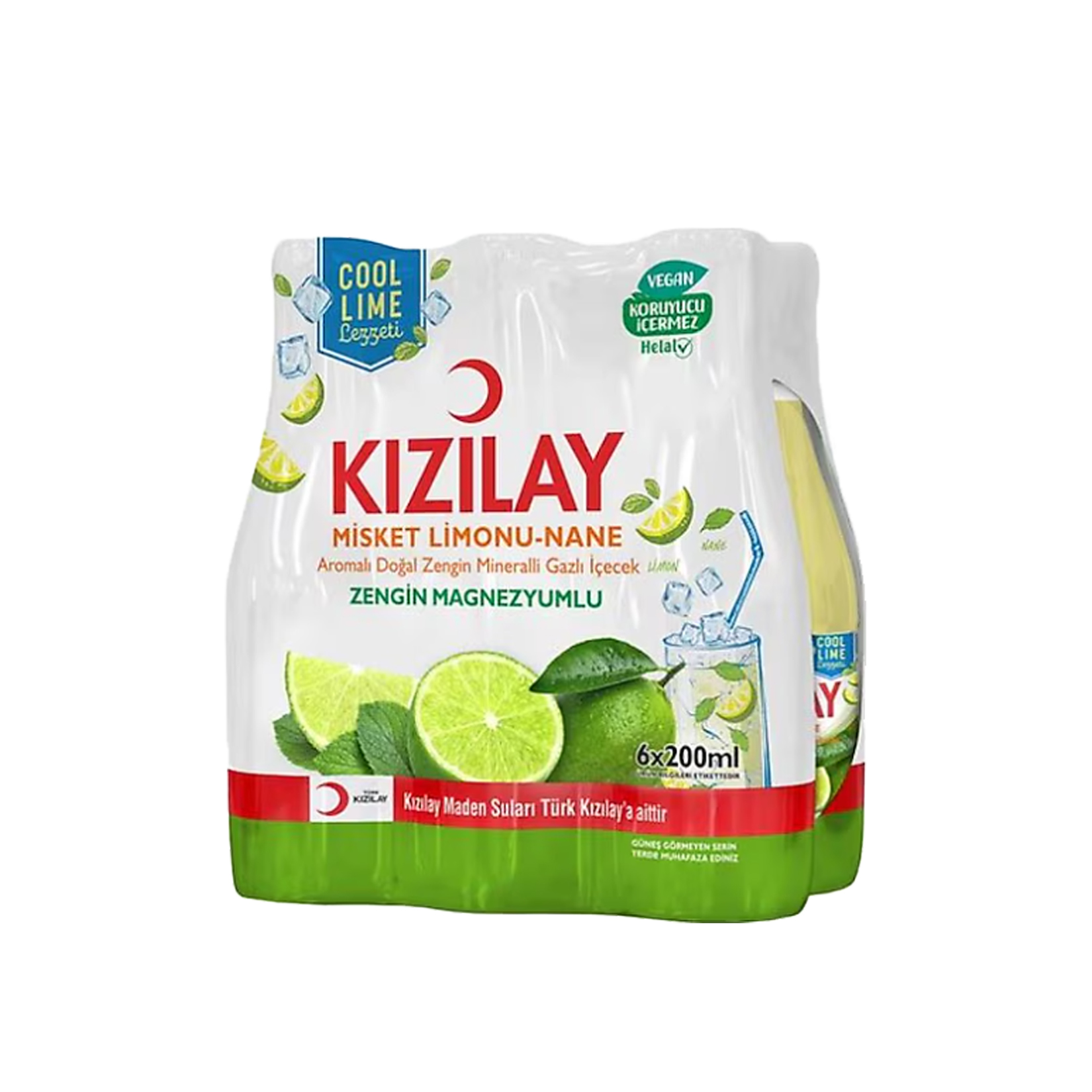 Kızılay Maden Suyu 6'lı Misket Limonu 200 ml