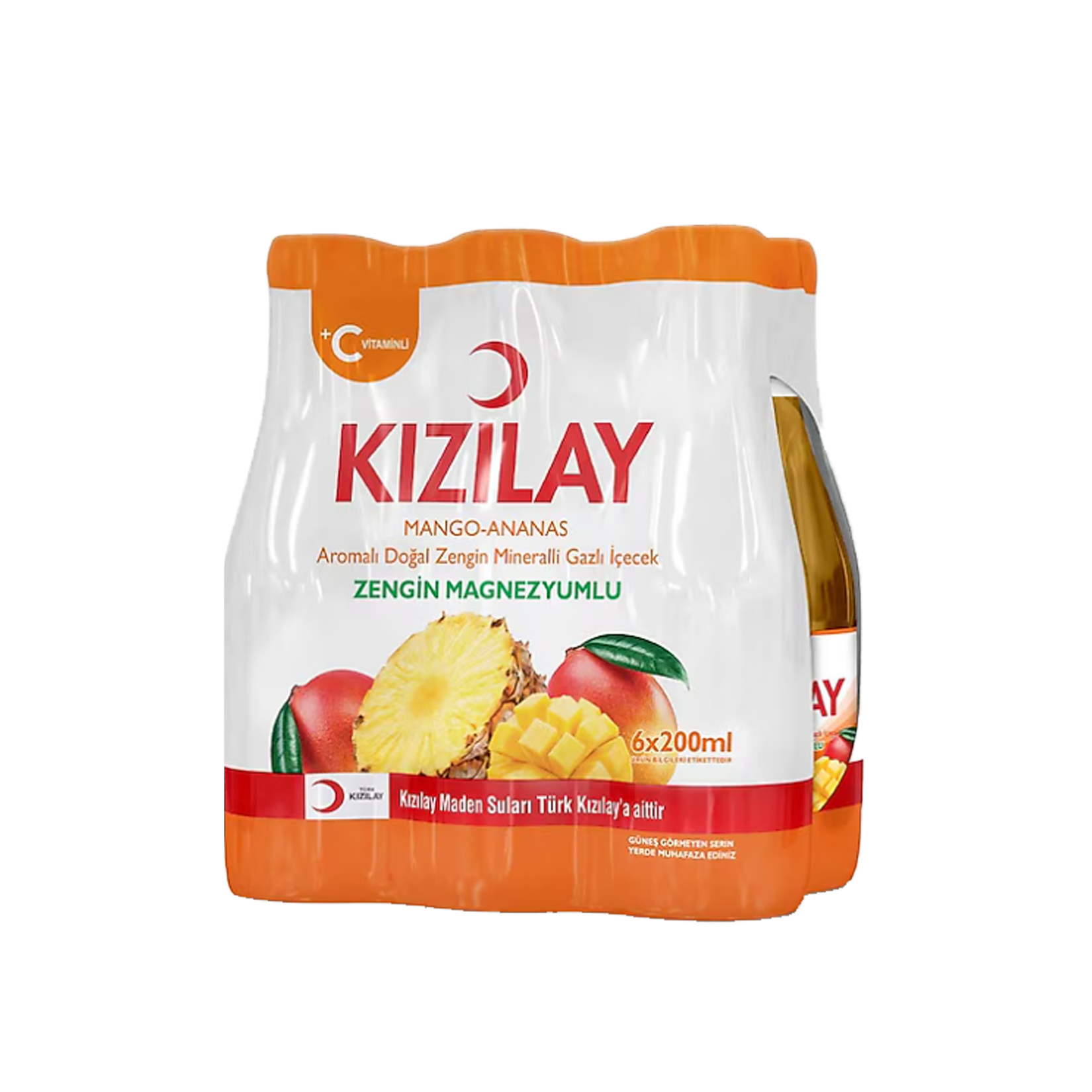 Kızılay Maden Suyu 6'lı Mango Ananas 200 ml